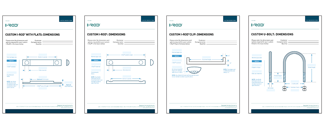 I-Rod custom order forms