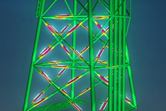 Offshore structure anode retrofit